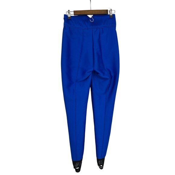 Vintage Tyrolia By Head Womens Blue Stirrup Ski Pants Size 8 Nylon Wool Blend - Picture 4 of 13
